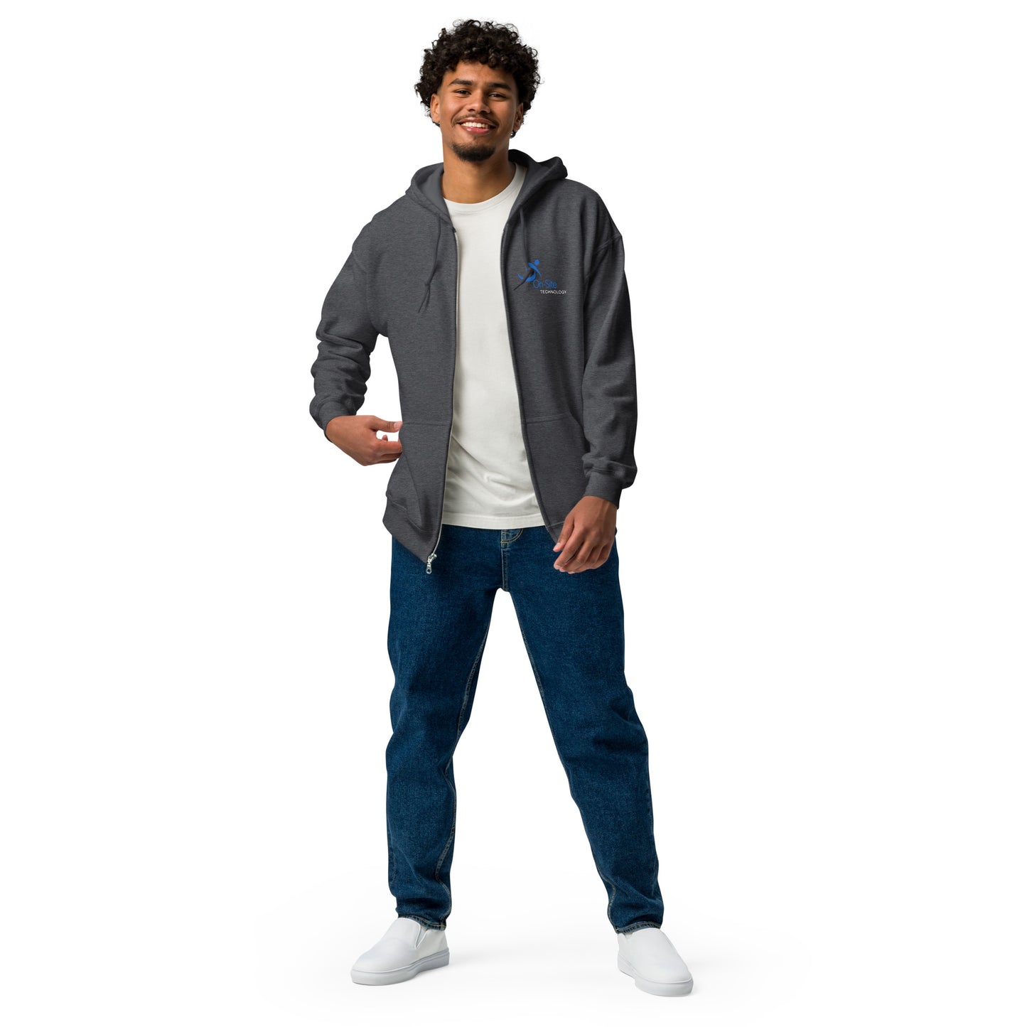 Unisex Zip Hoodie